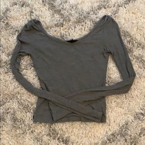 Long sleeved crop top